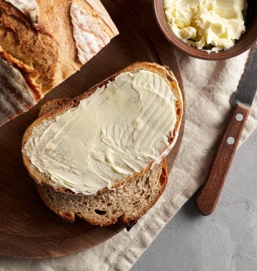 geschmiertes Brot