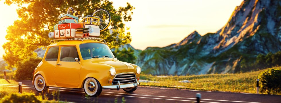 Herkunftsprinzip-Auto-mit-Gepäck-auf-Reise